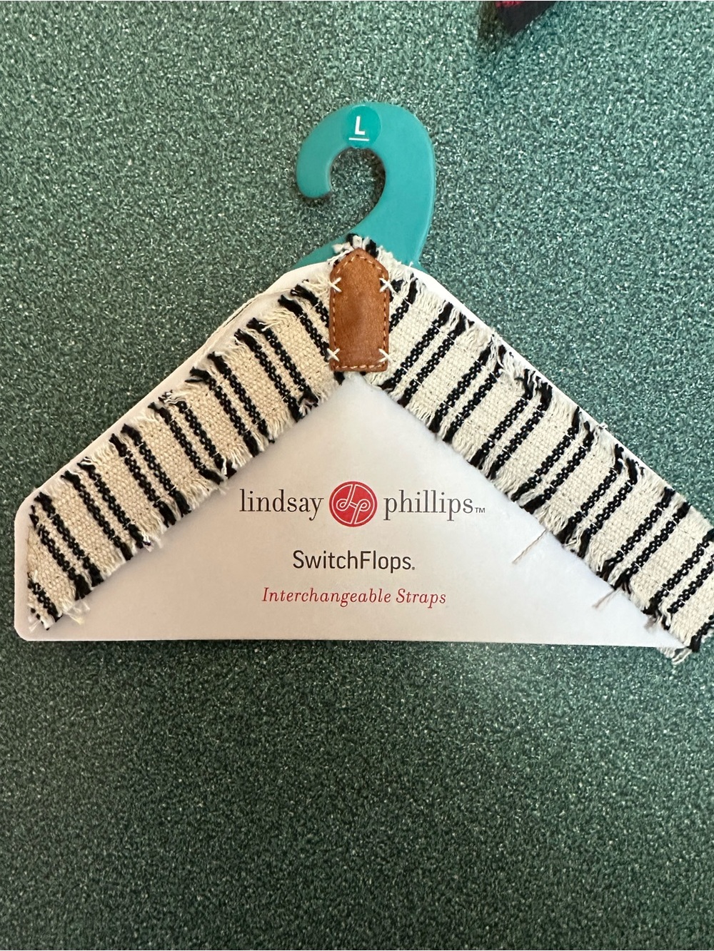 Lindsay Phillips SwitchFlops White Sandals Sz L 9-11 + 3 Interchangeable Straps - Picture 2 of 8